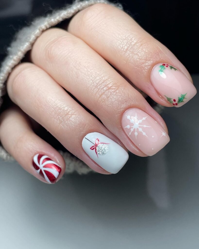 xmass nails ideas