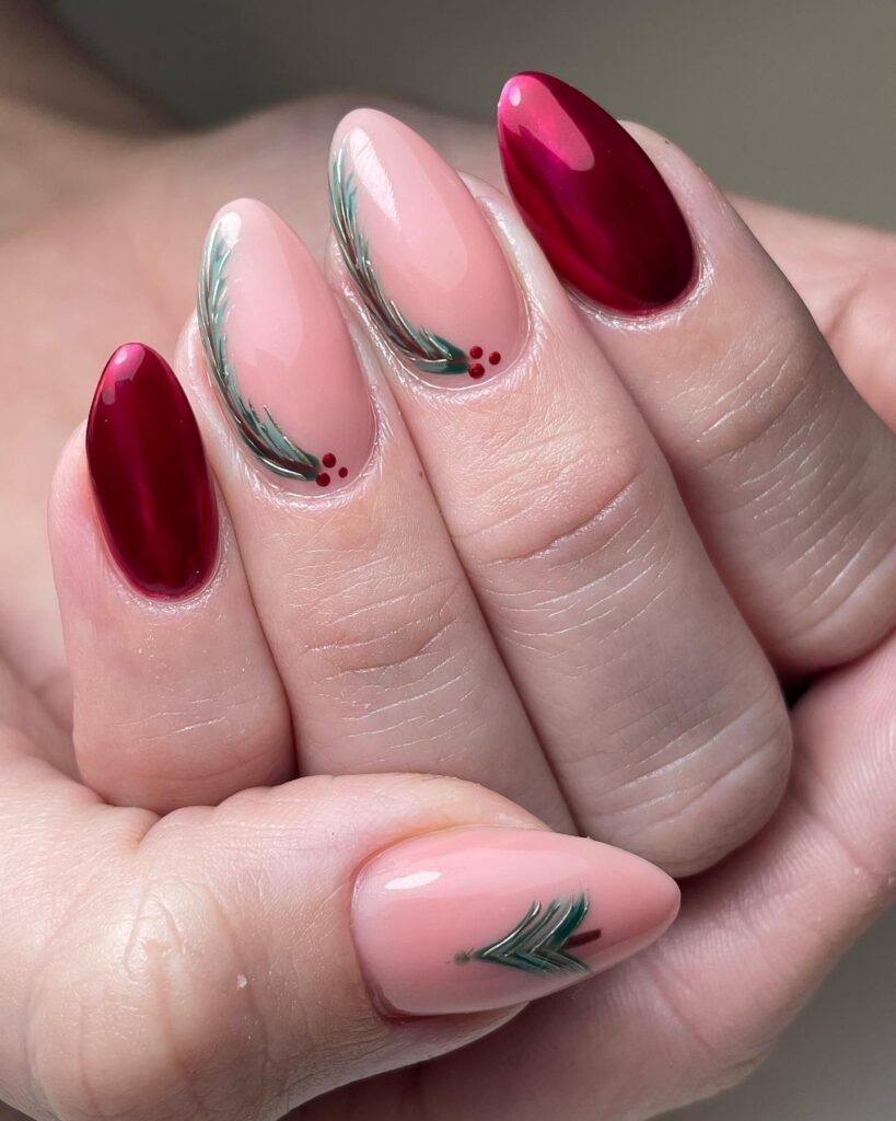 xmass nails designs