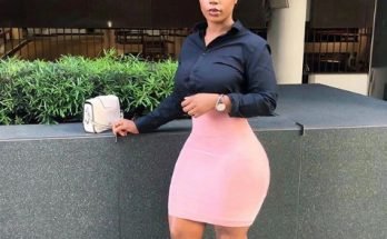 uche mba in short skirt