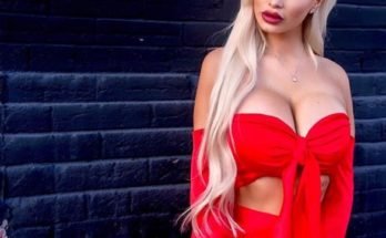 Kailynn Ashleigh in red dress