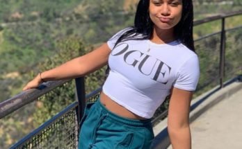 Kellye Hardy on a bridge